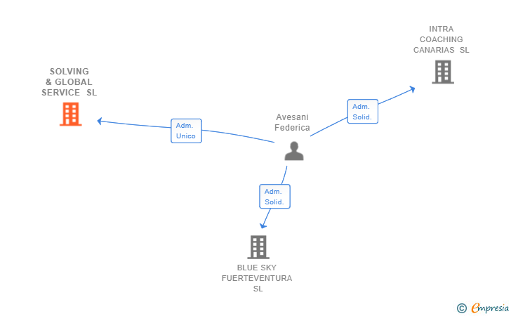 Vinculaciones societarias de SOLVING & GLOBAL SERVICE SL