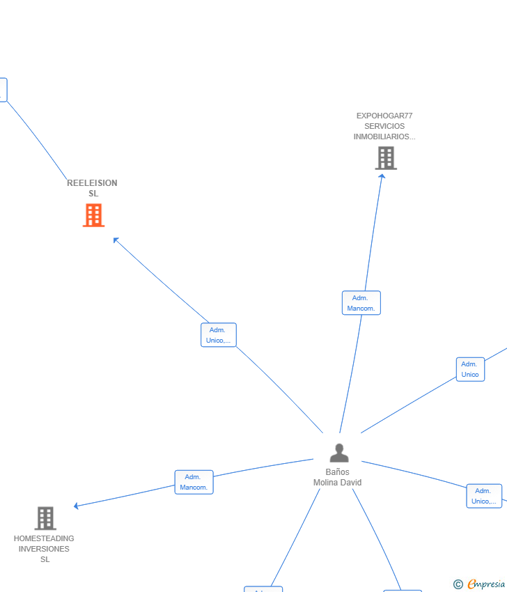 Vinculaciones societarias de REELEISION SL