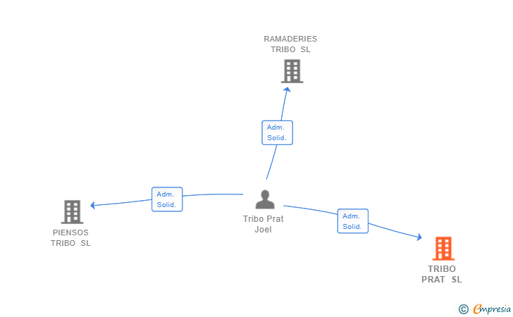Vinculaciones societarias de TRIBO PRAT SL