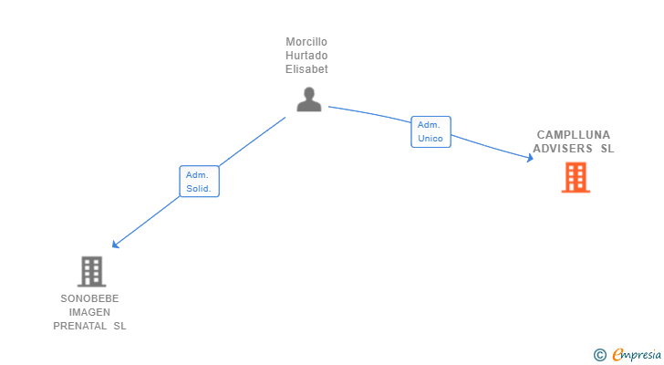 Vinculaciones societarias de CAMPLLUNA ADVISERS SL