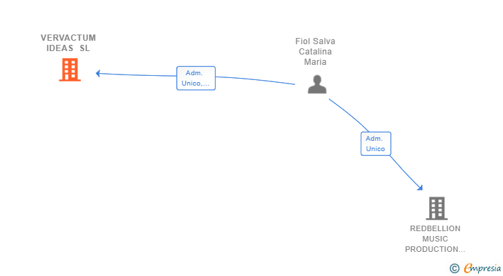 Vinculaciones societarias de VERVACTUM IDEAS SL