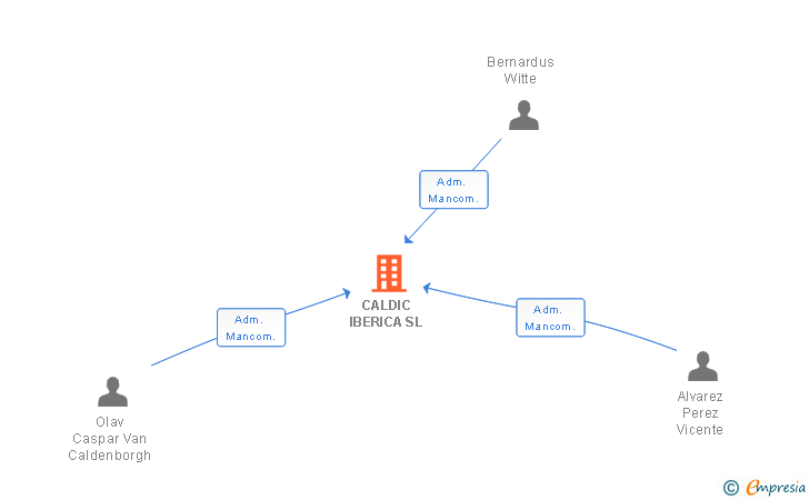 Vinculaciones societarias de CALDIC IBERICA SL