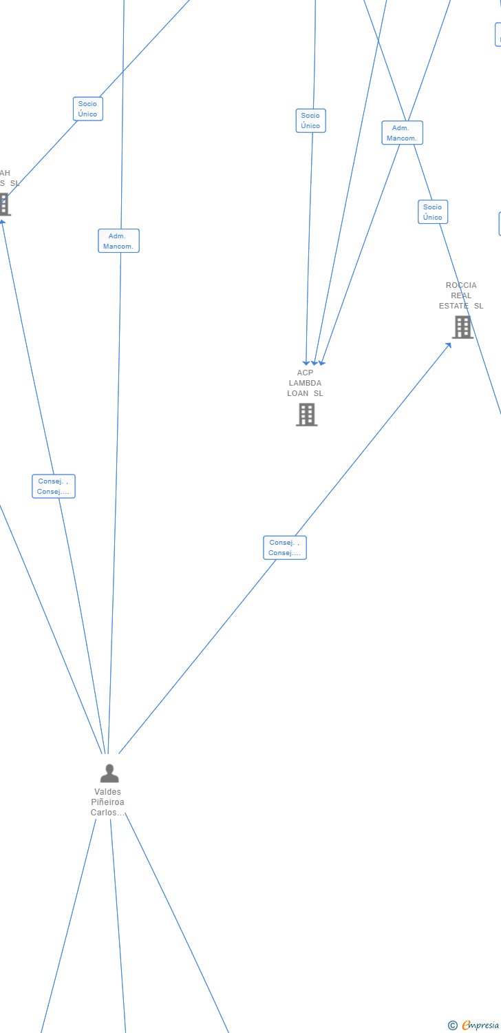 Vinculaciones societarias de ACP OMEGA LOAN SL