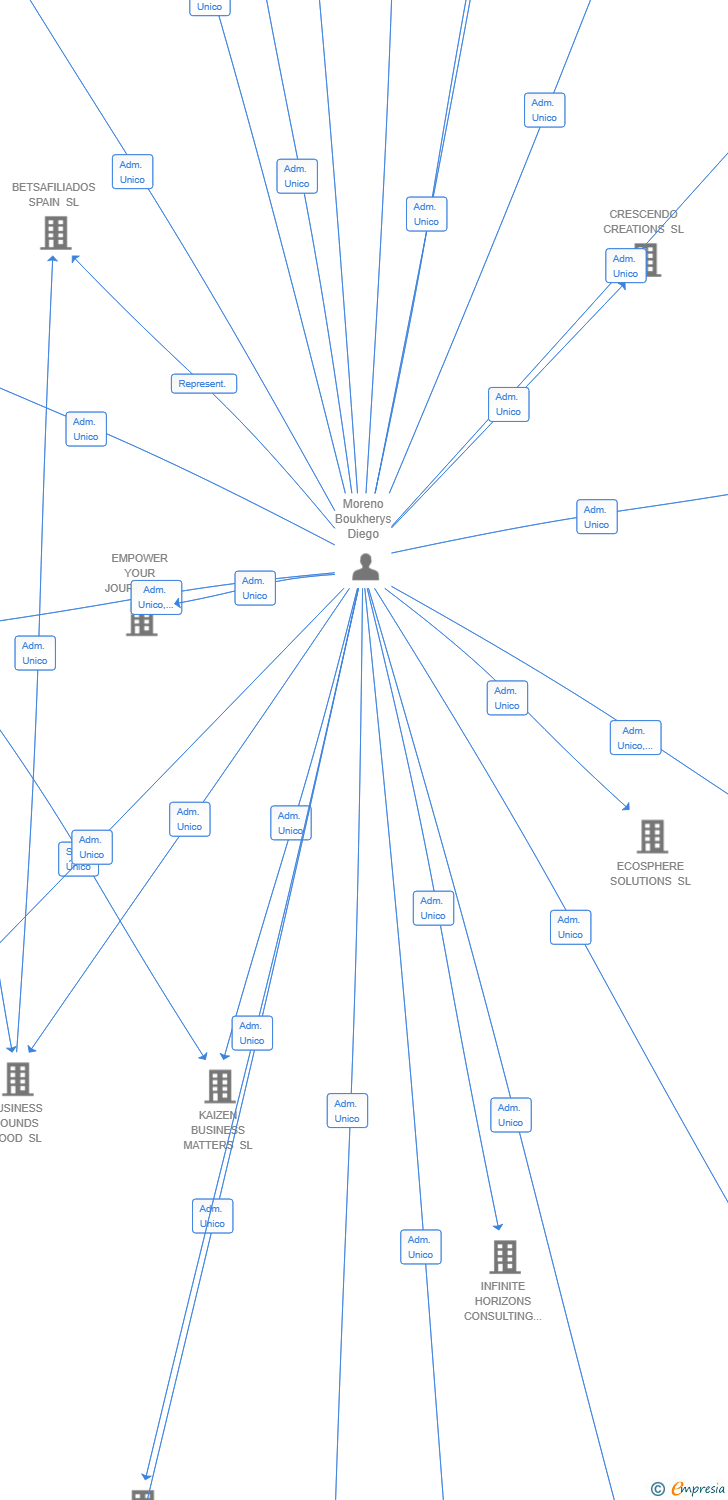 Vinculaciones societarias de CATALYST CREATIONS 2025 SL