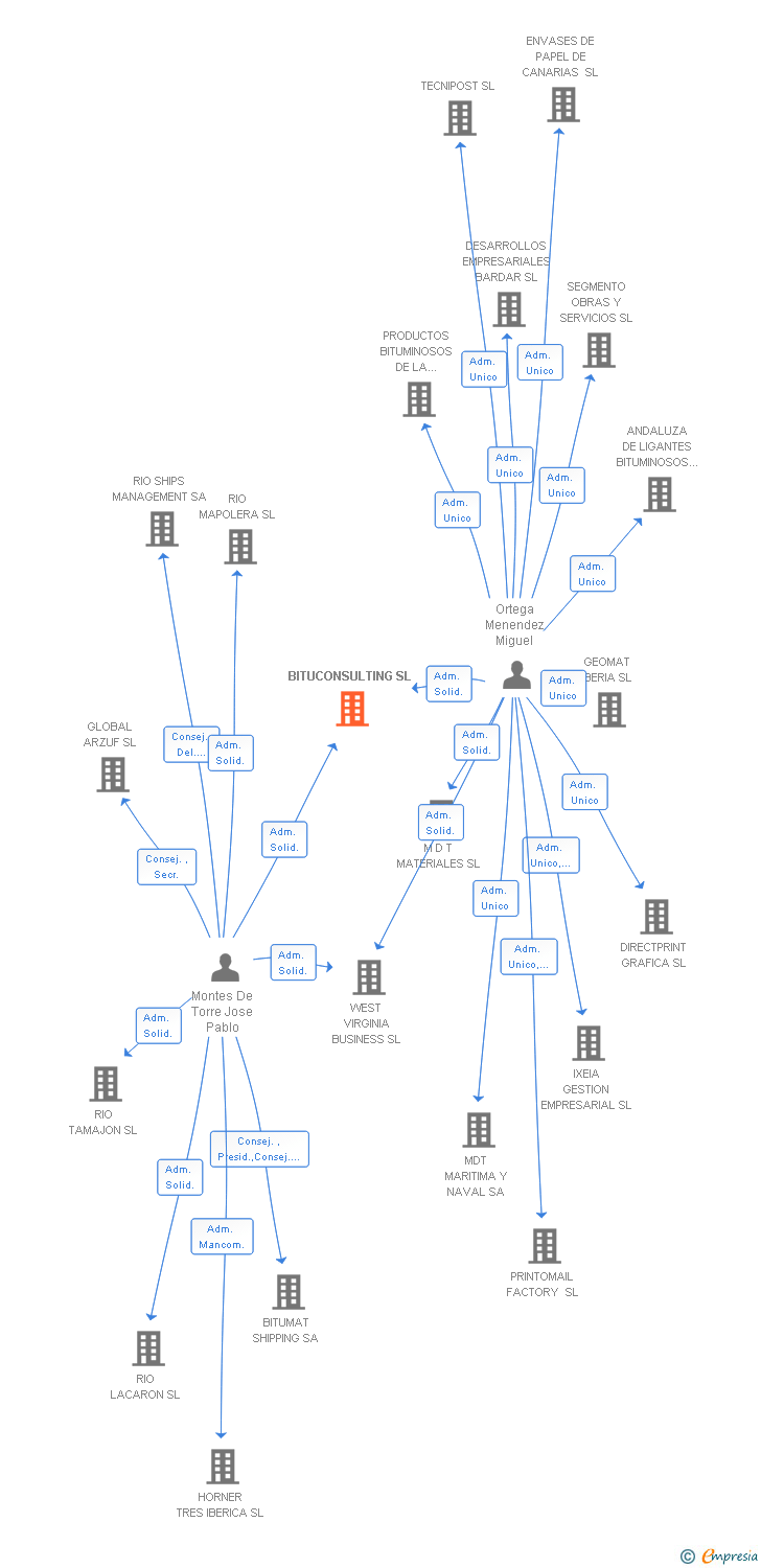 Vinculaciones societarias de BITUCONSULTING SL