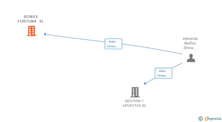 Vinculaciones societarias de BONUS FORTUNA SL