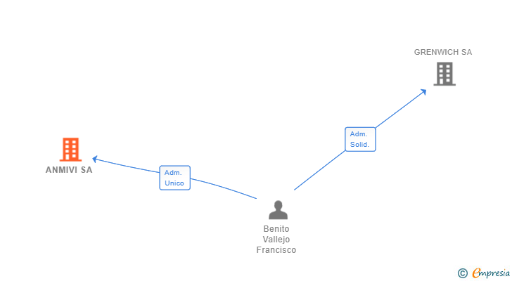 Vinculaciones societarias de ANMIVI SA