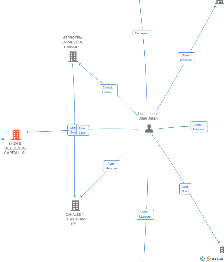 Vinculaciones societarias de LION & HEDGEHOG CAPITAL SL