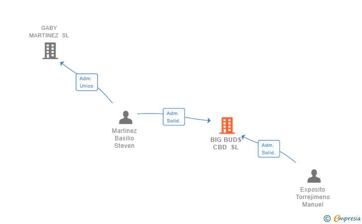 Vinculaciones societarias de BIG BUDS CBD SL