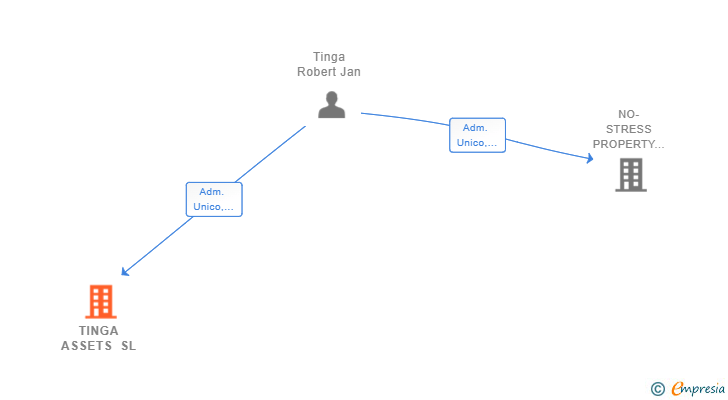 Vinculaciones societarias de TINGA ASSETS SL