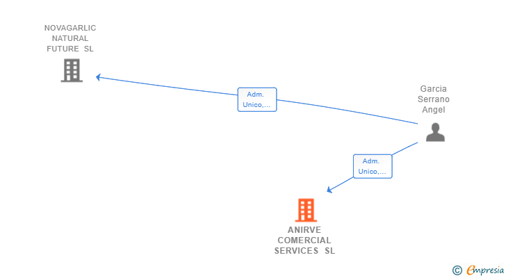 Vinculaciones societarias de ANIRVE COMERCIAL SERVICES SL