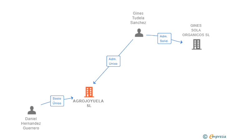 Vinculaciones societarias de AGROJOYUELA SL