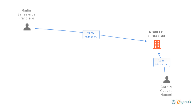 Vinculaciones societarias de NOVILLO DE ORO SRL
