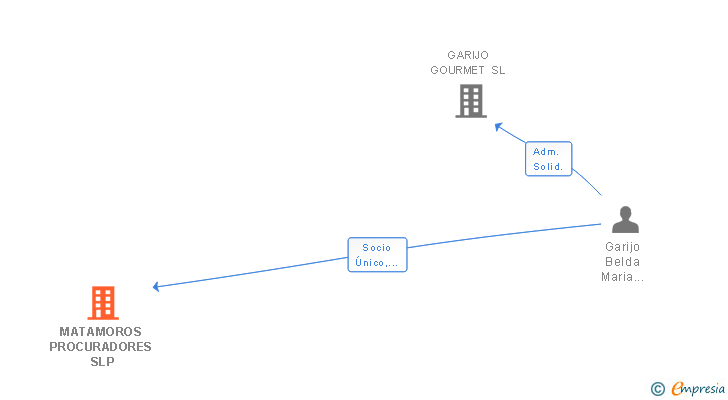 Vinculaciones societarias de PROA LEGAL REPRESENTATIVES SLP