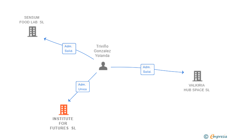 Vinculaciones societarias de INSTITUTE FOR FUTURES SL