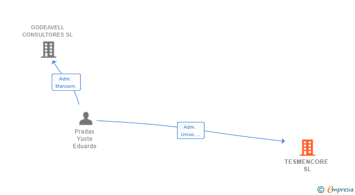 Vinculaciones societarias de TESMENCORE SL