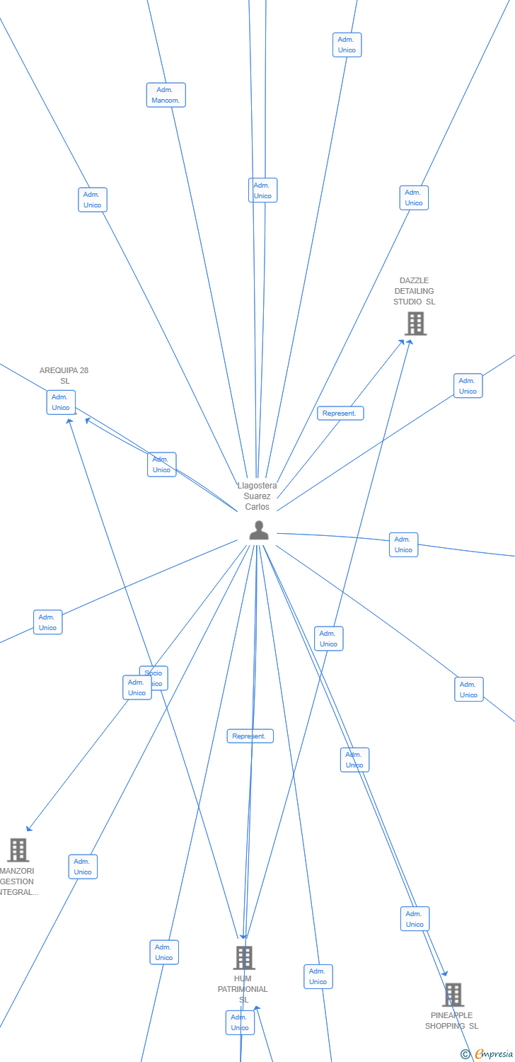 Vinculaciones societarias de CAPMANI GESTION INTEGRAL DE EMPRESAS SL