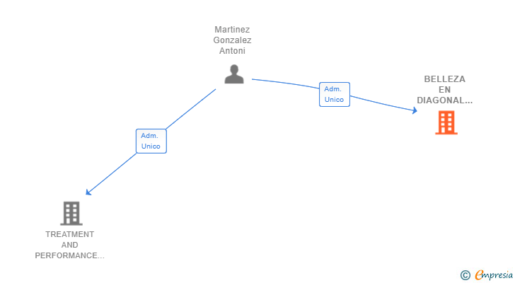 Vinculaciones societarias de BELLEZA EN DIAGONAL SL