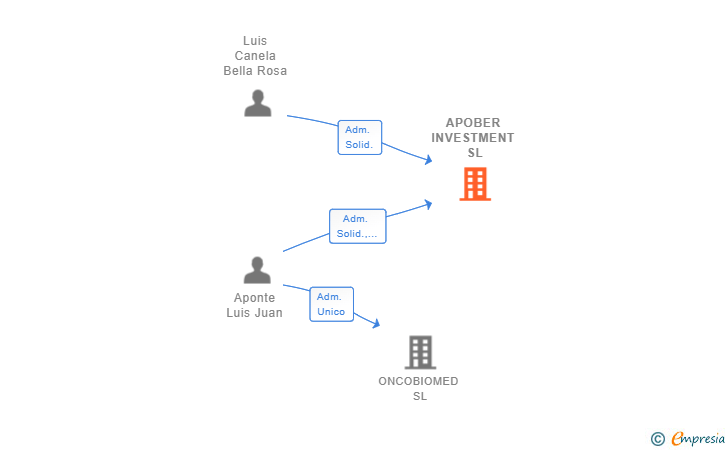 Vinculaciones societarias de APOBER INVESTMENT SL