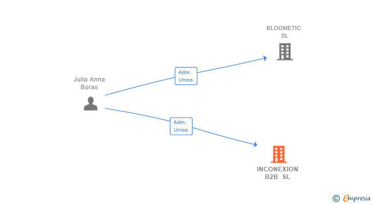Vinculaciones societarias de INCONEXION B2B SL