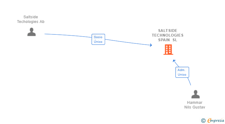 Vinculaciones societarias de SALTSIDE TECHNOLOGIES SPAIN SL