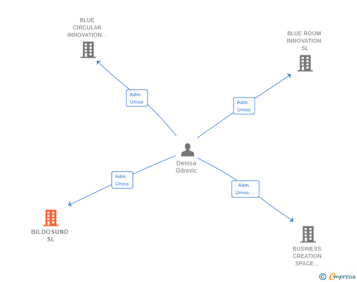 Vinculaciones societarias de BILDOSUND SL