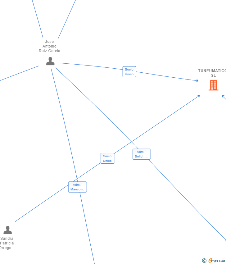 Vinculaciones societarias de TUNEUMATICO SL