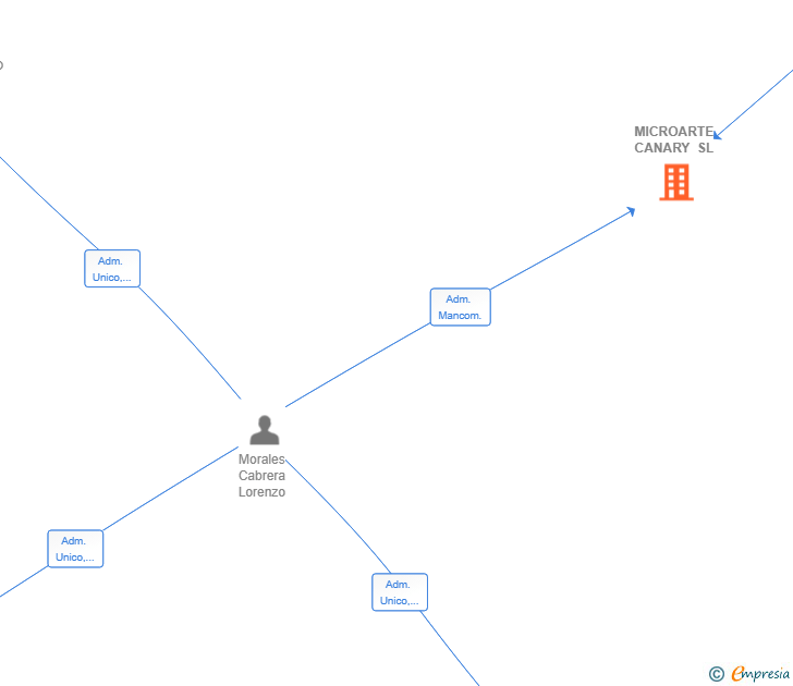 Vinculaciones societarias de MICROARTE CANARY SL