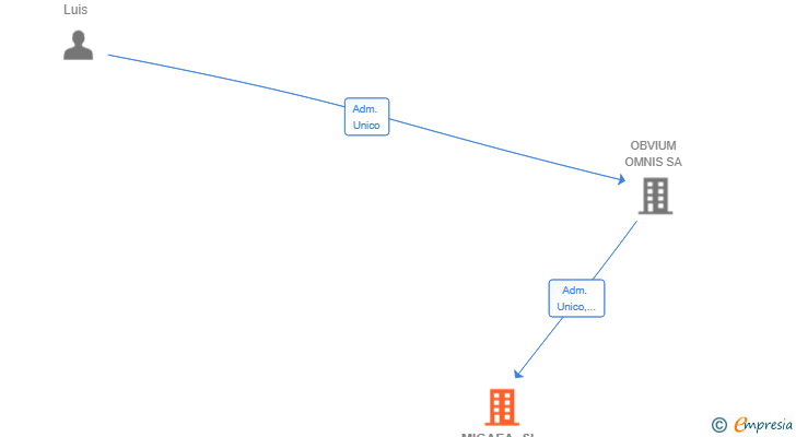 Vinculaciones societarias de MIGAEA SL