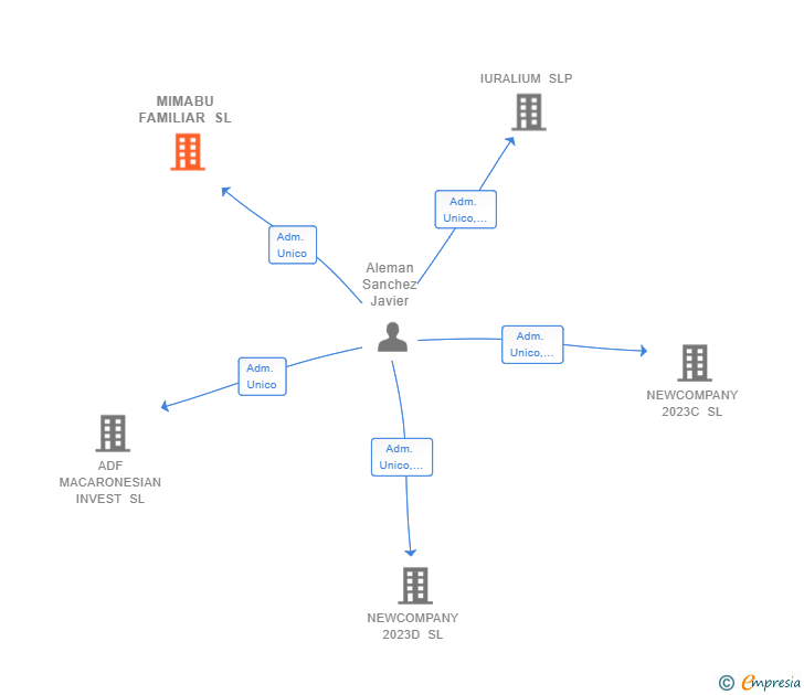 Vinculaciones societarias de MIMABU FAMILIAR SL