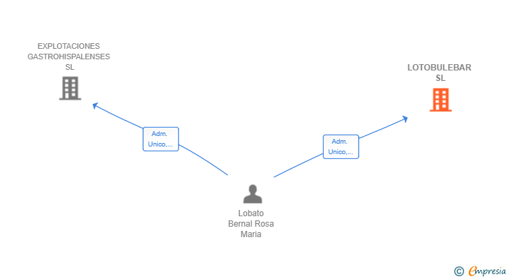 Vinculaciones societarias de LOTOBULEBAR SL