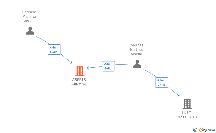Vinculaciones societarias de ASSETS AAPM SL