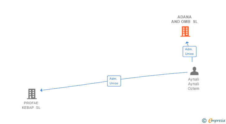 Vinculaciones societarias de ADANA AND OMB SL
