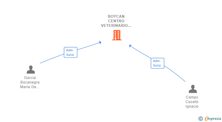Vinculaciones societarias de BOYCAN CENTRO VETERINARIO SL