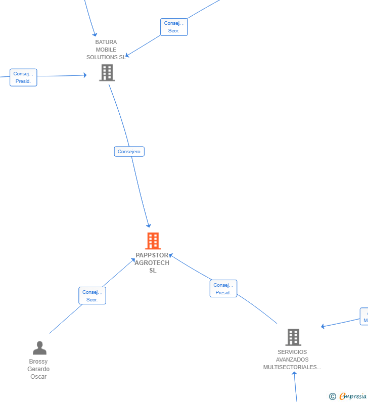 Vinculaciones societarias de PAPPSTOR AGROTECH SL