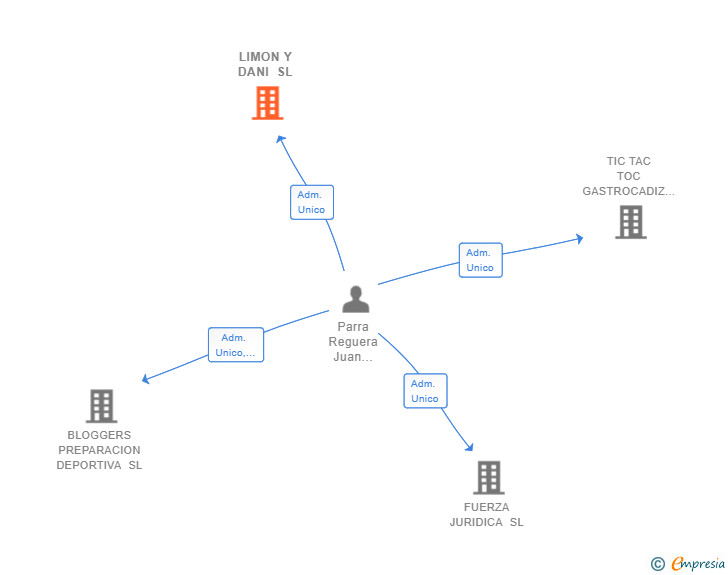 Vinculaciones societarias de LIMON Y DANI SL