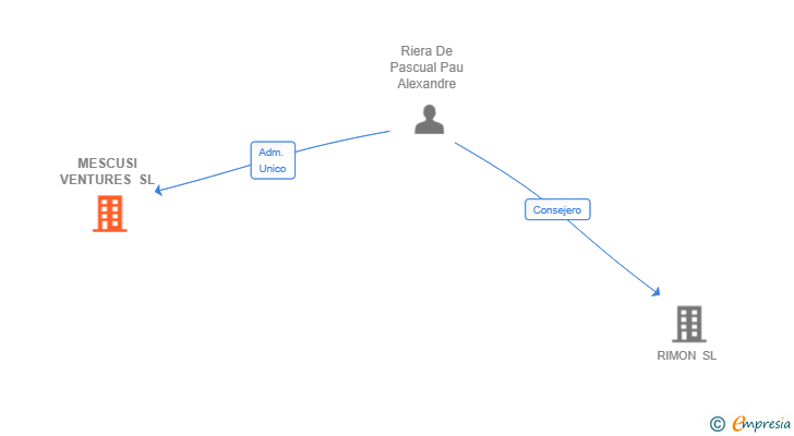 Vinculaciones societarias de MESCUSI VENTURES SL