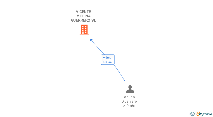 Vinculaciones societarias de VICENTE MOLINA GUERRERO SL