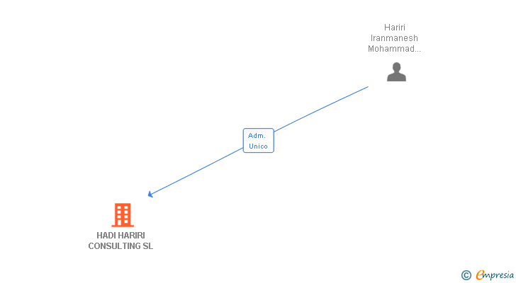 Vinculaciones societarias de HADI HARIRI CONSULTING SL