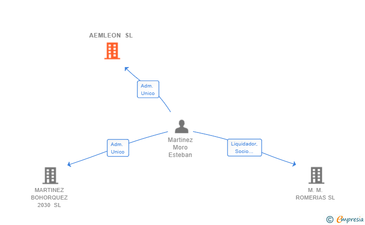 Vinculaciones societarias de AEMLEON SL