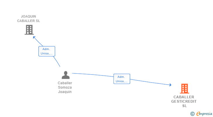 Vinculaciones societarias de CABALLER GESTICREDIT SL