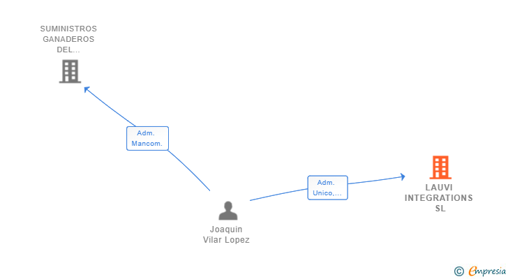 Vinculaciones societarias de LAUVI INTEGRATIONS SL