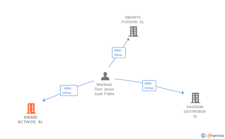 Vinculaciones societarias de SIBARI ACTIVOS SL