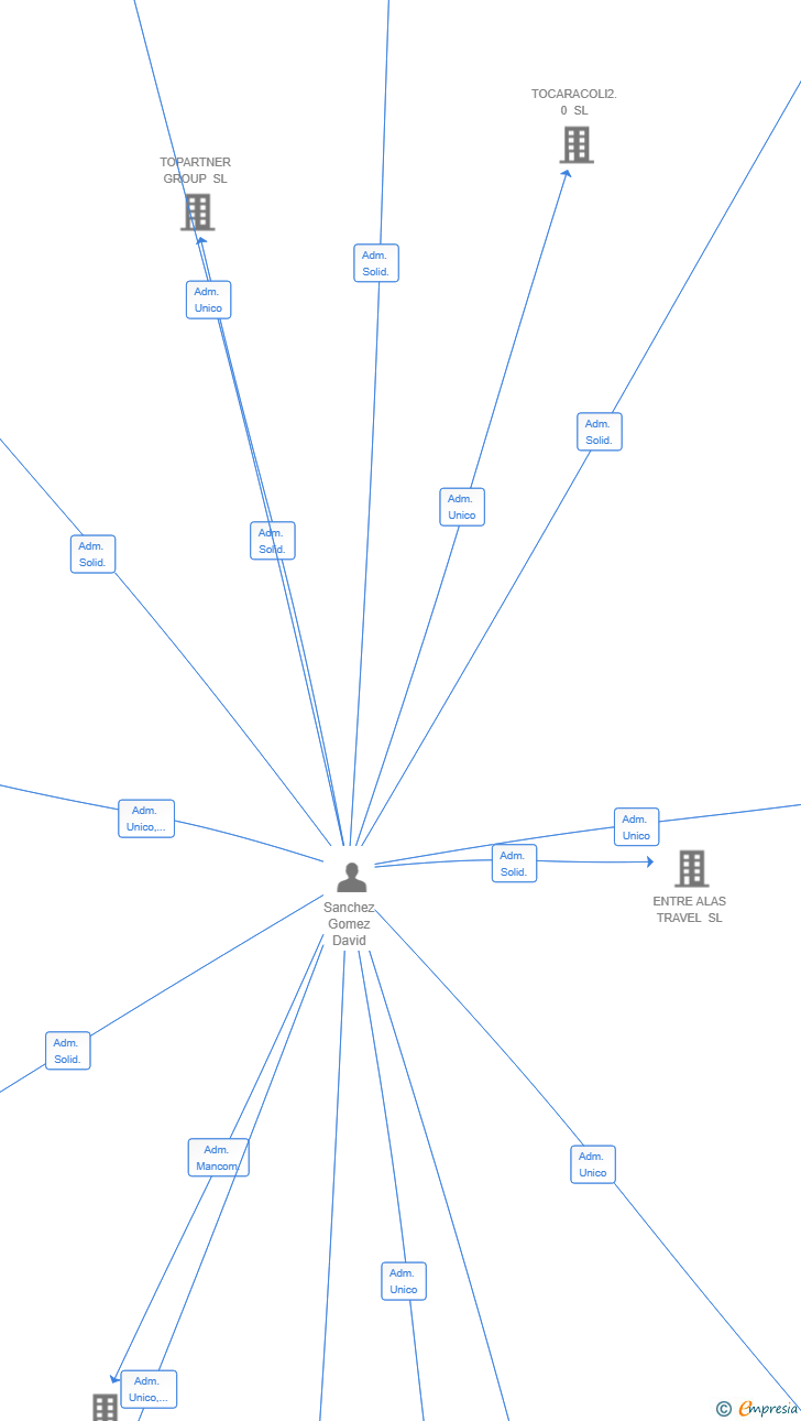 Vinculaciones societarias de TOROOMY SL
