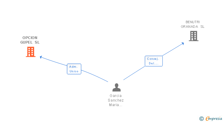 Vinculaciones societarias de OPCION GUPEL SL