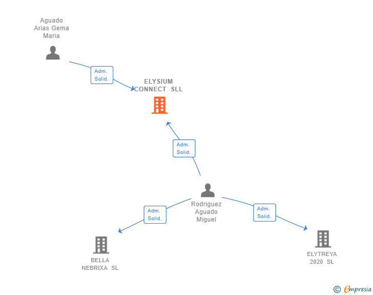 Vinculaciones societarias de ELYSIUM CONNECT SLL