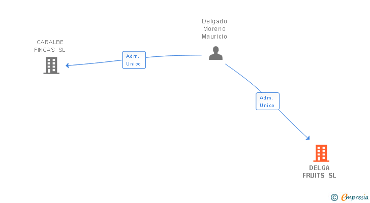 Vinculaciones societarias de DELGA FRUITS SL
