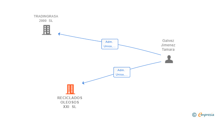 Vinculaciones societarias de RECICLADOS OLEOSOS XXI SL