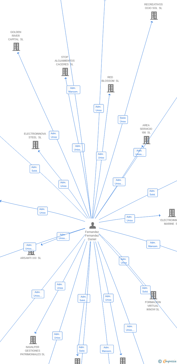 Vinculaciones societarias de MARDAN STRATEGIES SL