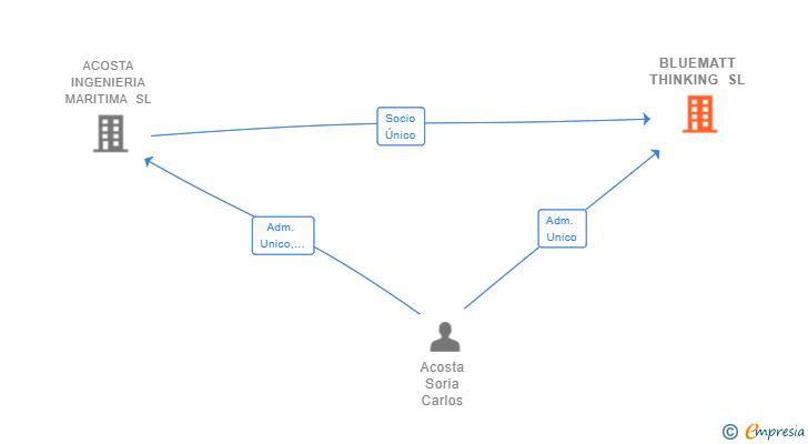 Vinculaciones societarias de THINKBLUE SL